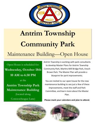 Antrim Township Open House
